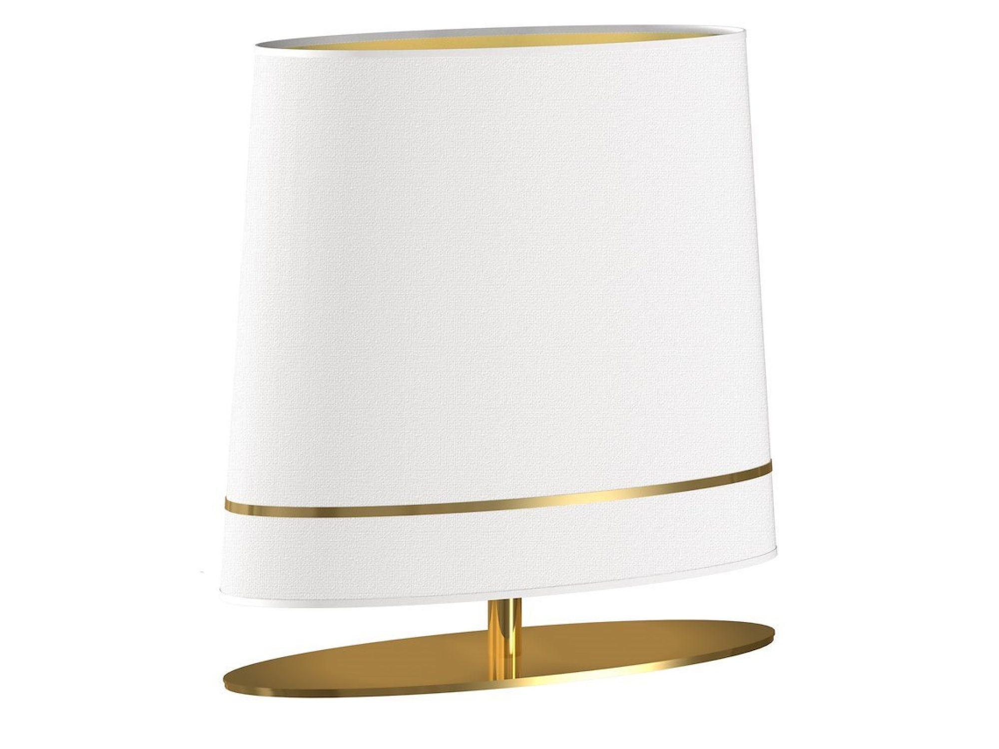 Lampa stojąca Talirena biało-złota