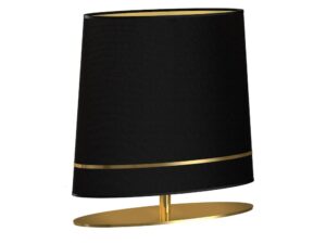 Miniaturka 6 - Lampa stojąca Talirena czarno-złota widok z przodu