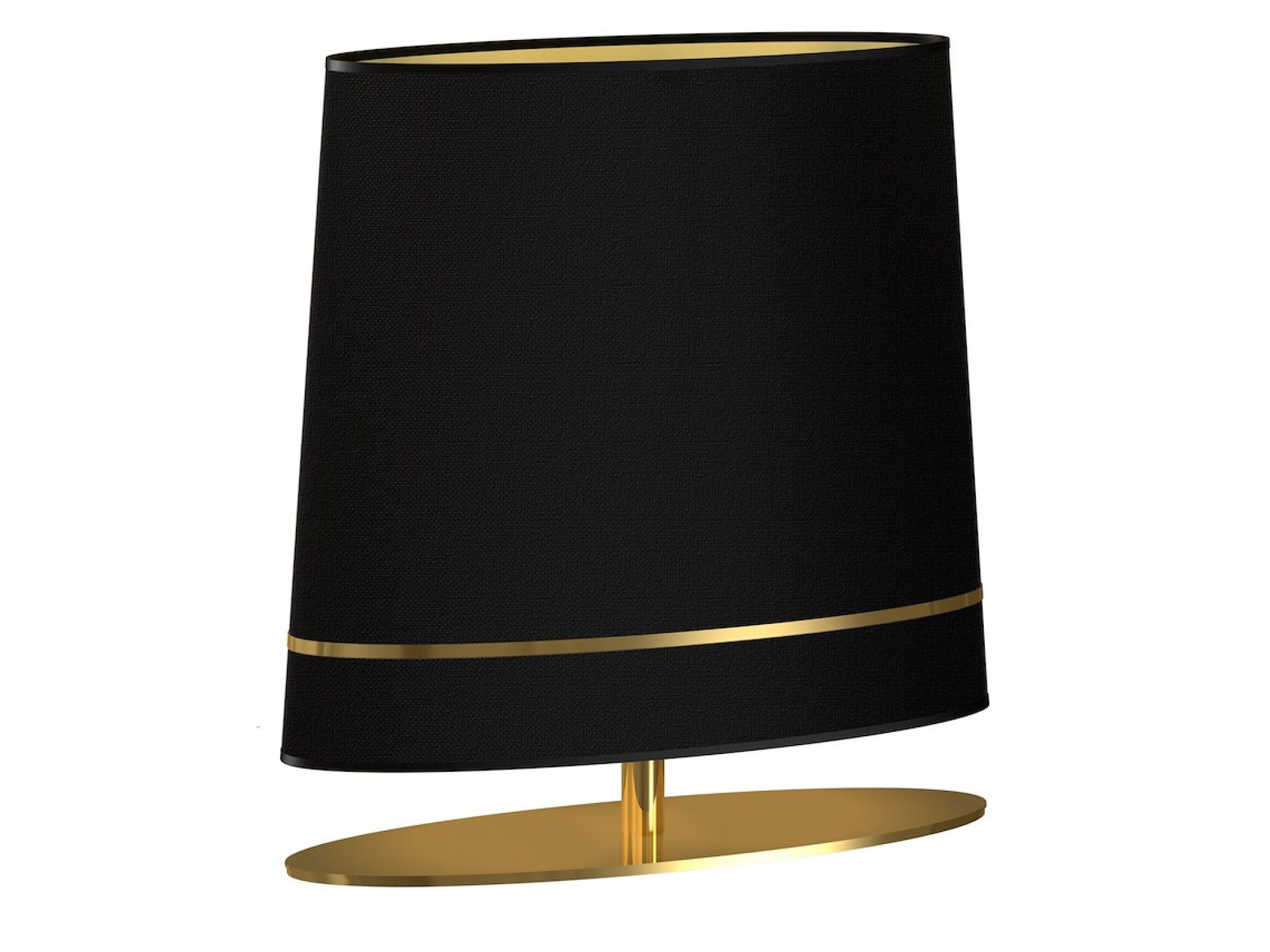 Lampa stojąca Talirena czarno-złota