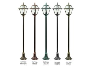 Miniaturka 4 - Lampa stojąca WITRAŻ K 5002/1 N – detal szkła lodowego