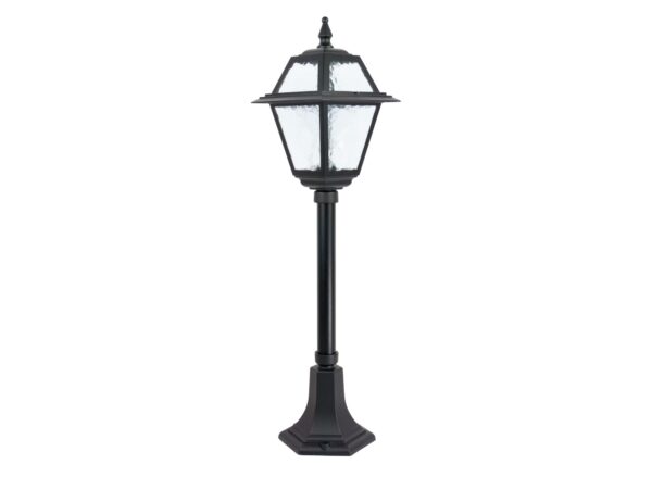 Lampa stojąca WITRAŻ K 5002/3 N – widok z przodu, wersja czarna