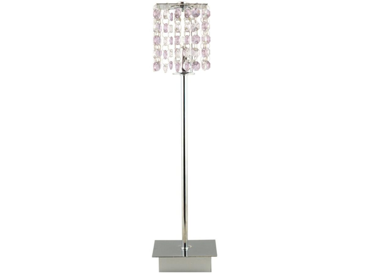 Lampa stołowa Alimena z kryształkami G9 40 cm