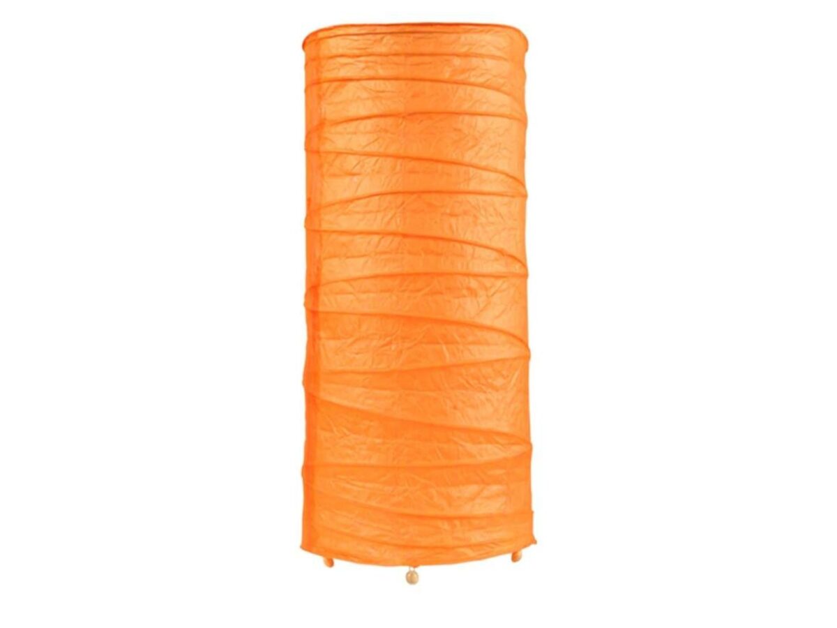 Lampa stołowa Amirio papierowa cylindryczna E14