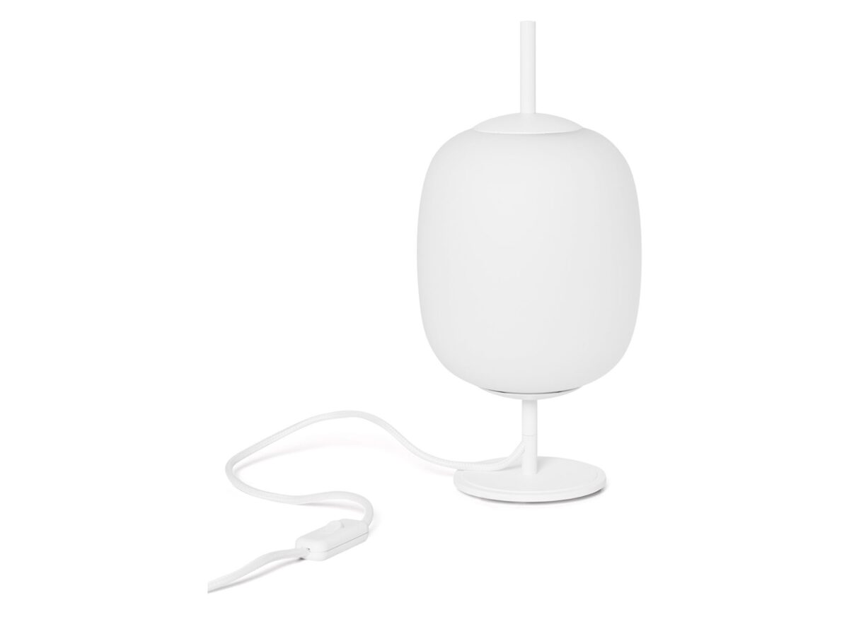 Lampa stołowa EPLI MINI ST z mlecznym szklanym kloszem