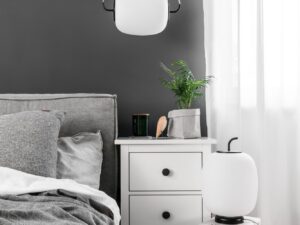 Miniaturka 5 - Czarna lampa stołowa EPLI ST – dodatkowa fotografia produktu