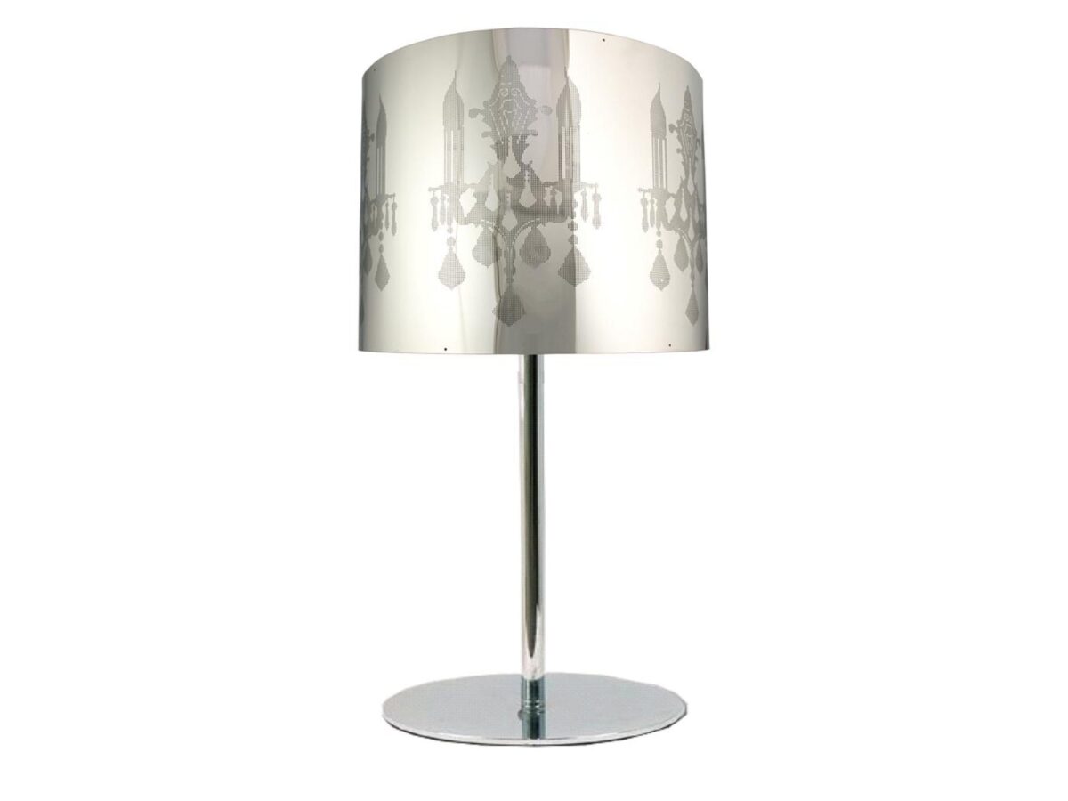 Lampa stołowa Galedano chromowana 51 cm