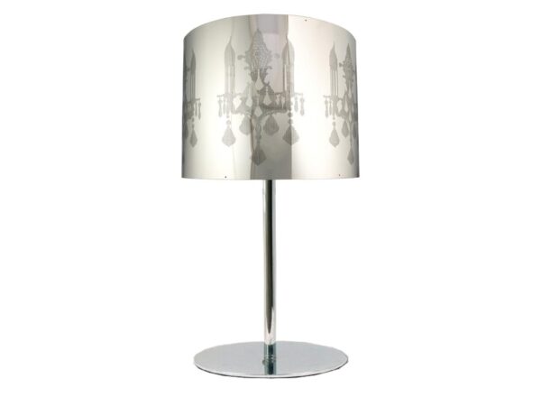 Lampa stołowa Galedano chromowana 51 cm