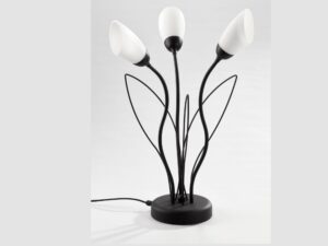Miniaturka 6 - Lampa stołowa Gloriosa trzy punkty G9 w kolorze czarnym matowym