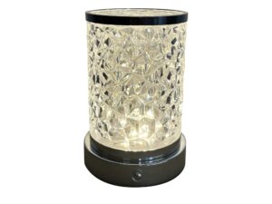 Miniaturka 3 - Lampa stołowa Ilvimano LED 14,5 cm z przezroczystą akrylową osłoną