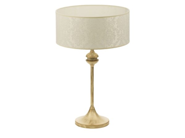 Lampa stołowa Kaszmir z abażurem w kolorze ecru