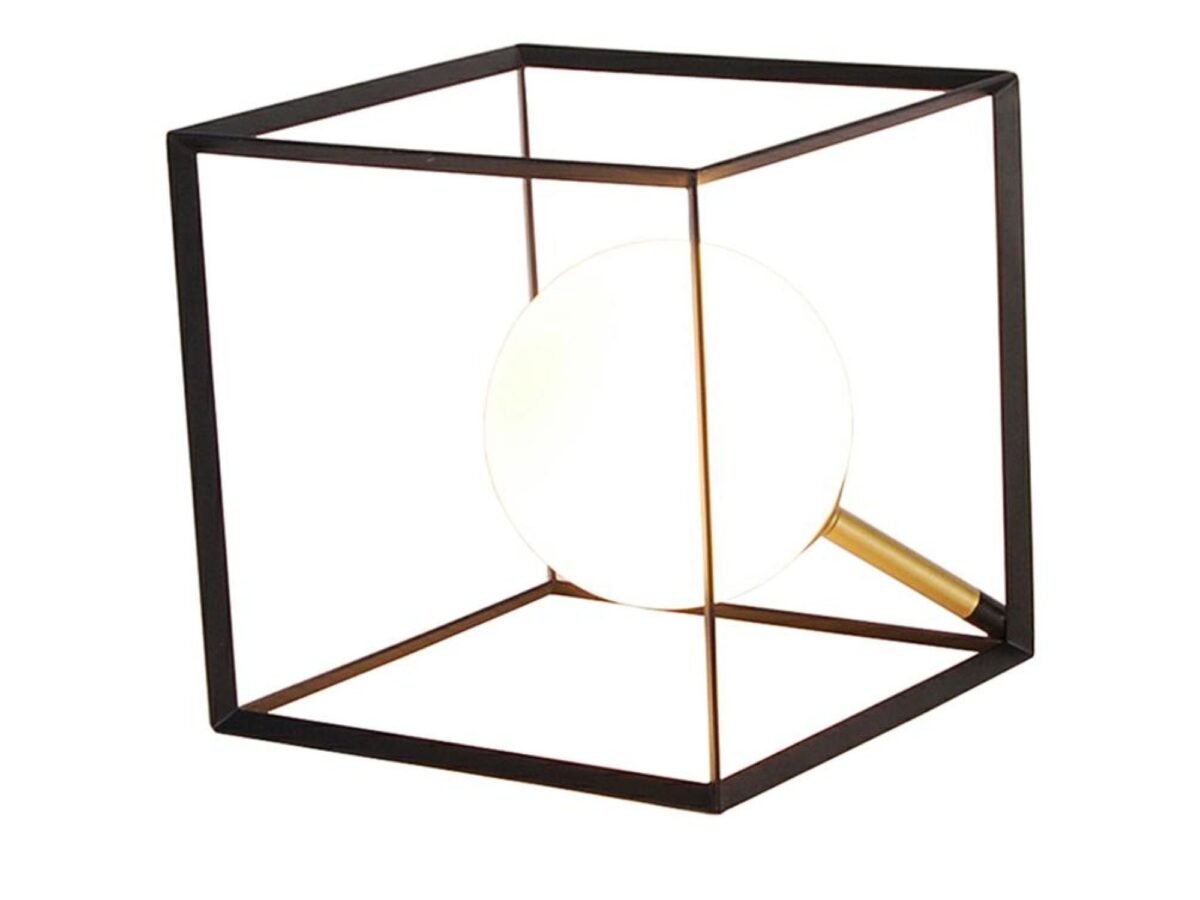 Lampa stołowa Nevemio czarno-złota 15 cm