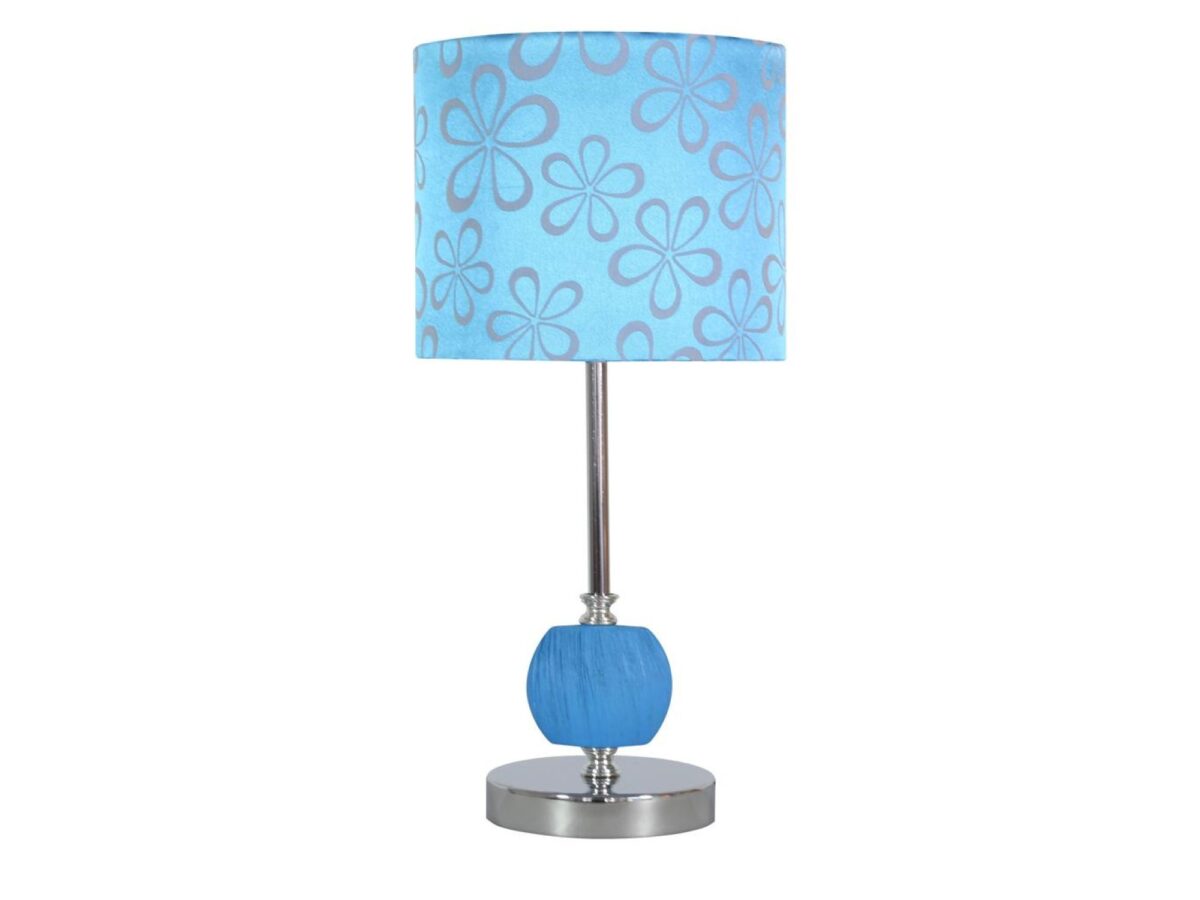 Lampa stołowa Oriadena 40 cm z walcowym abażurem