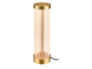 Miniaturka 8 - Lampa stołowa Quimera mosiężna, szczegół produktu