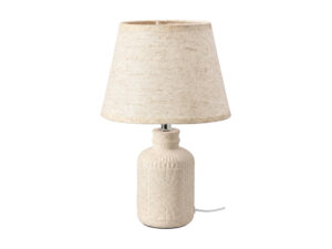 Miniaturka 2 - Lampa stołowa Silivora z ceramiczną podstawą w kolorze kości słoniowej