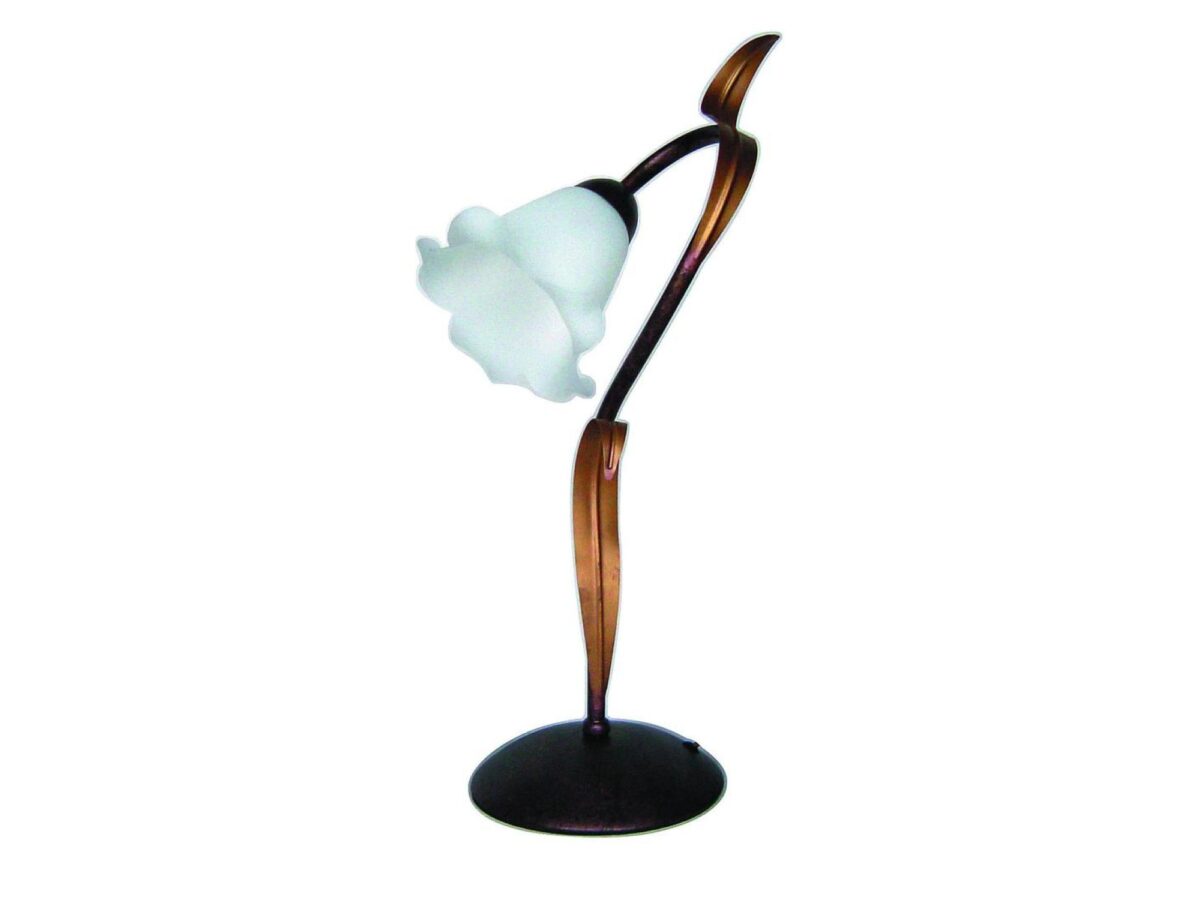 Lampa stołowa Taledano 47 cm patynowa E27
