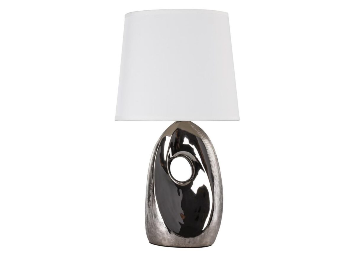 Lampa stołowa z ceramiczną podstawą Tereda 43 cm 2 kolory