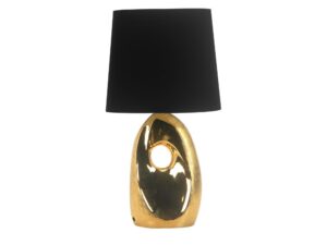 Miniaturka 2 - Lampa stołowa Tereda w kolorze złotym na białym tle