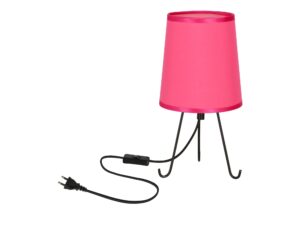 Miniaturka 4 - Lampa stołowa Uledino abażur fuksja gładki
