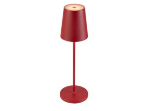 Miniaturka 2 - Lampa stołowa Vinolina Two czerwona na białym tle