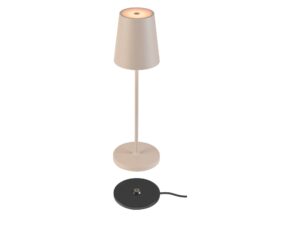 Miniaturka 11 - Lampa akumulatorowa Vinolina Two piaskowa w dodatkowym ujęciu