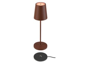 Miniaturka 9 - Lampa akumulatorowa Vinolina Two rdzawa w dodatkowym ujęciu