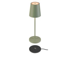 Miniaturka 10 - Lampa akumulatorowa Vinolina Two szałwiowa zielona w dodatkowym ujęciu