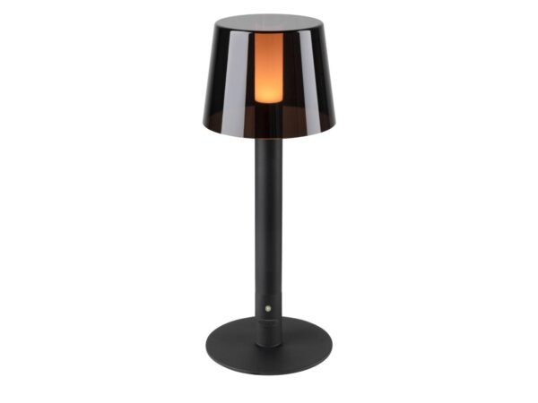 Zestaw lampy zewnętrznej Taha w kolorze czarnym na białym tle
