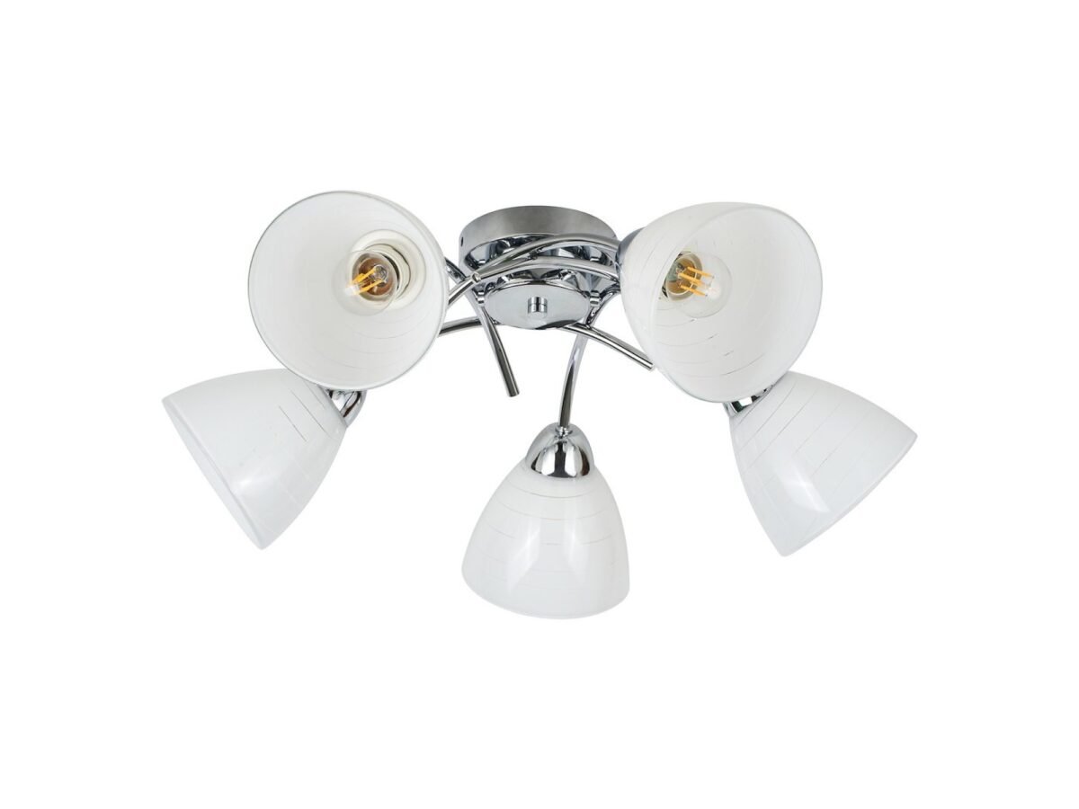 Lampa sufitowa Alevena 5-punktowa E27