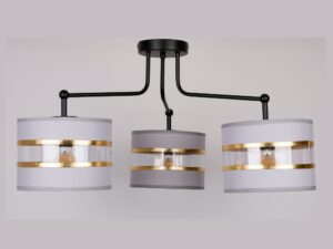 Miniaturka 1 - Lampa sufitowa Amasora z trzema abażurami 72 cm – zdjęcie 2