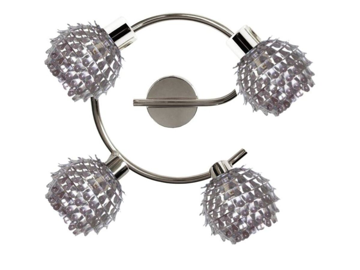 Lampa sufitowa Aredino 4-punktowa chromowana 44 cm