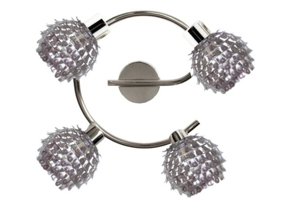 Lampa sufitowa Aredino 4-punktowa chromowana 44 cm
