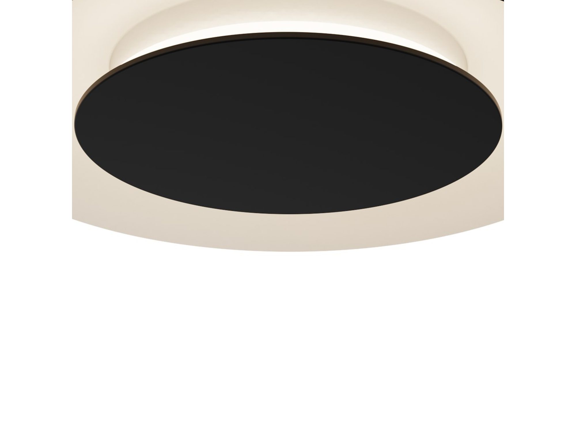Czarna lampa sufitowa LED Belarano w aranżacji