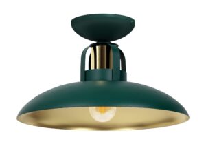 Miniaturka 1 - Lampa sufitowa Belodia E27 30 cm ze złotym wnętrzem – zdjęcie 2