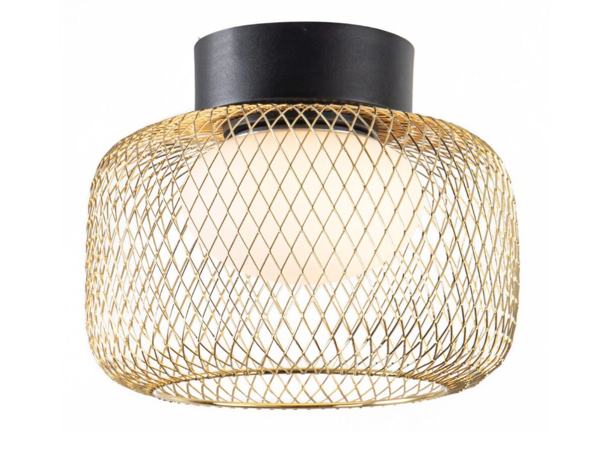 Lampa sufitowa Coretino czarno-złota GX53 25 cm