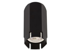Miniaturka 4 - Czarna cylindryczna lampa sufitowa natynkowa GU10 o wysokości 12 cm