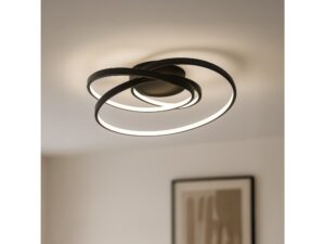 Miniaturka 3 - Lampa sufitowa LED Dalivela 32 W 40 cm czarna – zdjęcie 2