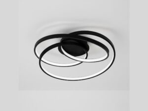 Miniaturka 1 - Lampa sufitowa LED Dalivela 32 W 40 cm czarna