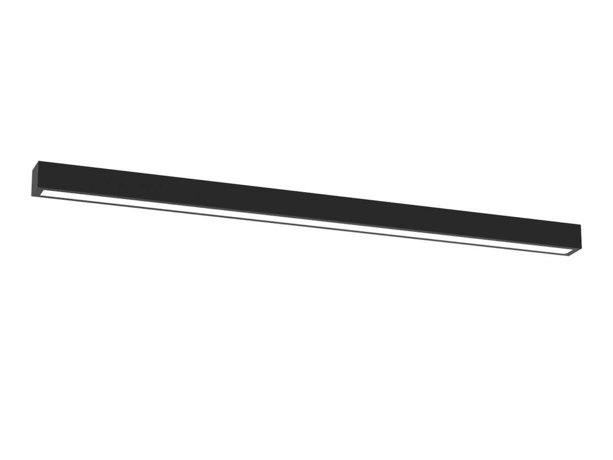 Lampa sufitowa Elvomina T8 124 cm czarna