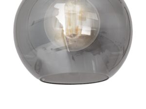 Miniaturka 4 - Lampa sufitowa Emetora z przydymionym kloszem we wnętrzu