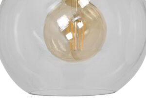 Miniaturka 3 - Lampa sufitowa Emetora z przejrzystym kloszem w aranżacji wnętrza