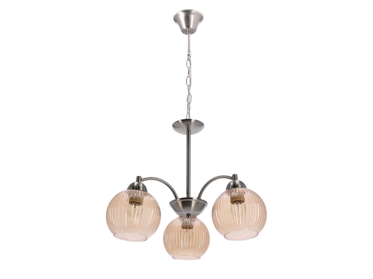 Lampa sufitowa Felenio 3-punktowa nikiel mat