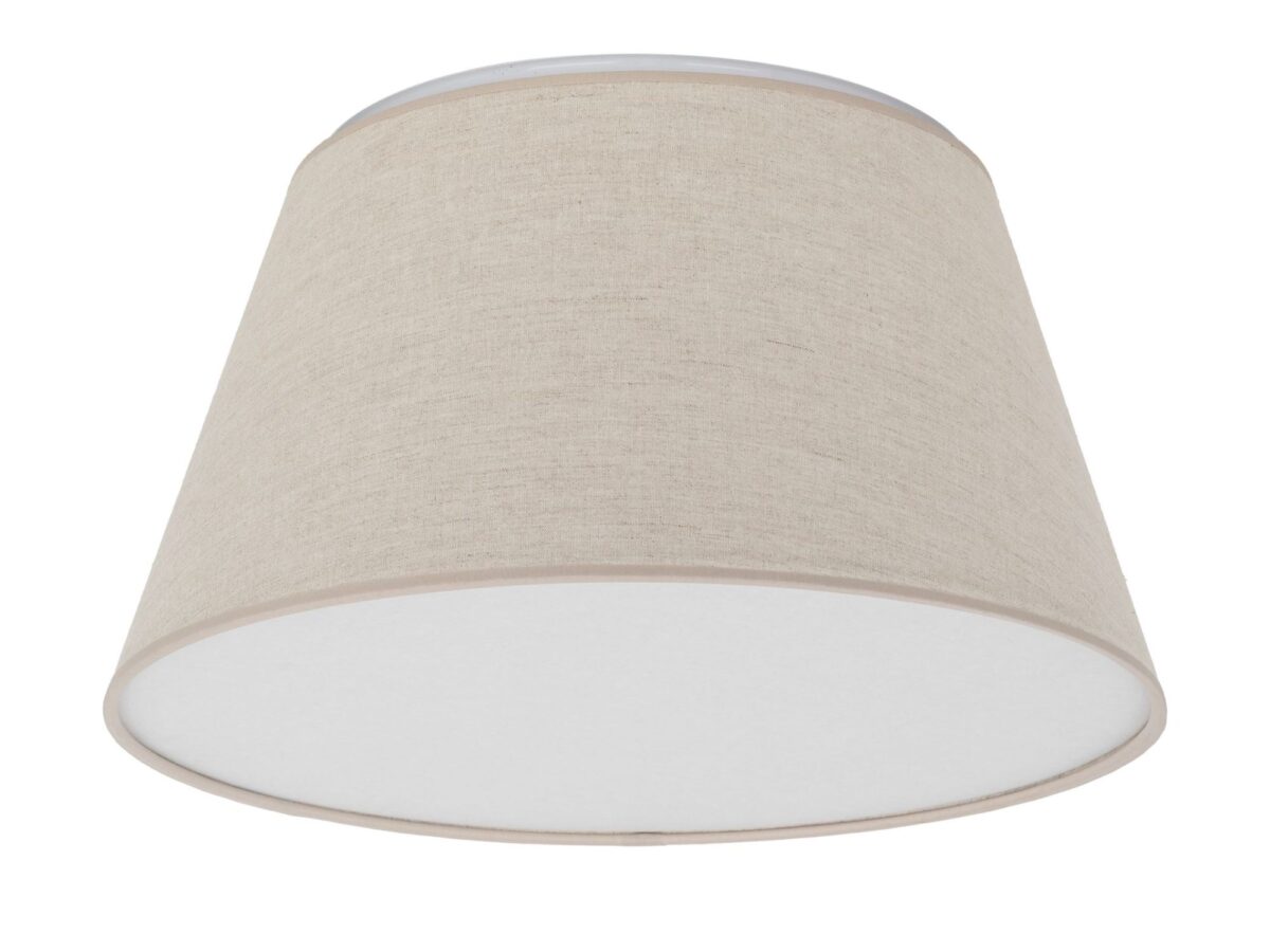 Lampa sufitowa Formo 2-punktowa z lnianym abażurem 38 cm