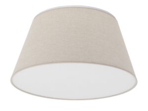 Miniaturka 2 - Lampa sufitowa Formo Len 4-punktowa z beżowym lnianym abażurem na białym tle