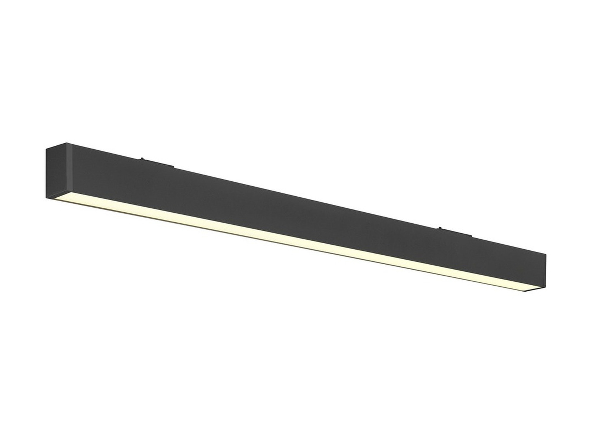 Czarna lampa sufitowa Glenos 2.0 LED 3000 K 120 cm