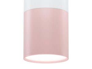 Miniaturka 2 - Lampa sufitowa GU10 z białą górą oraz różową dolną częścią