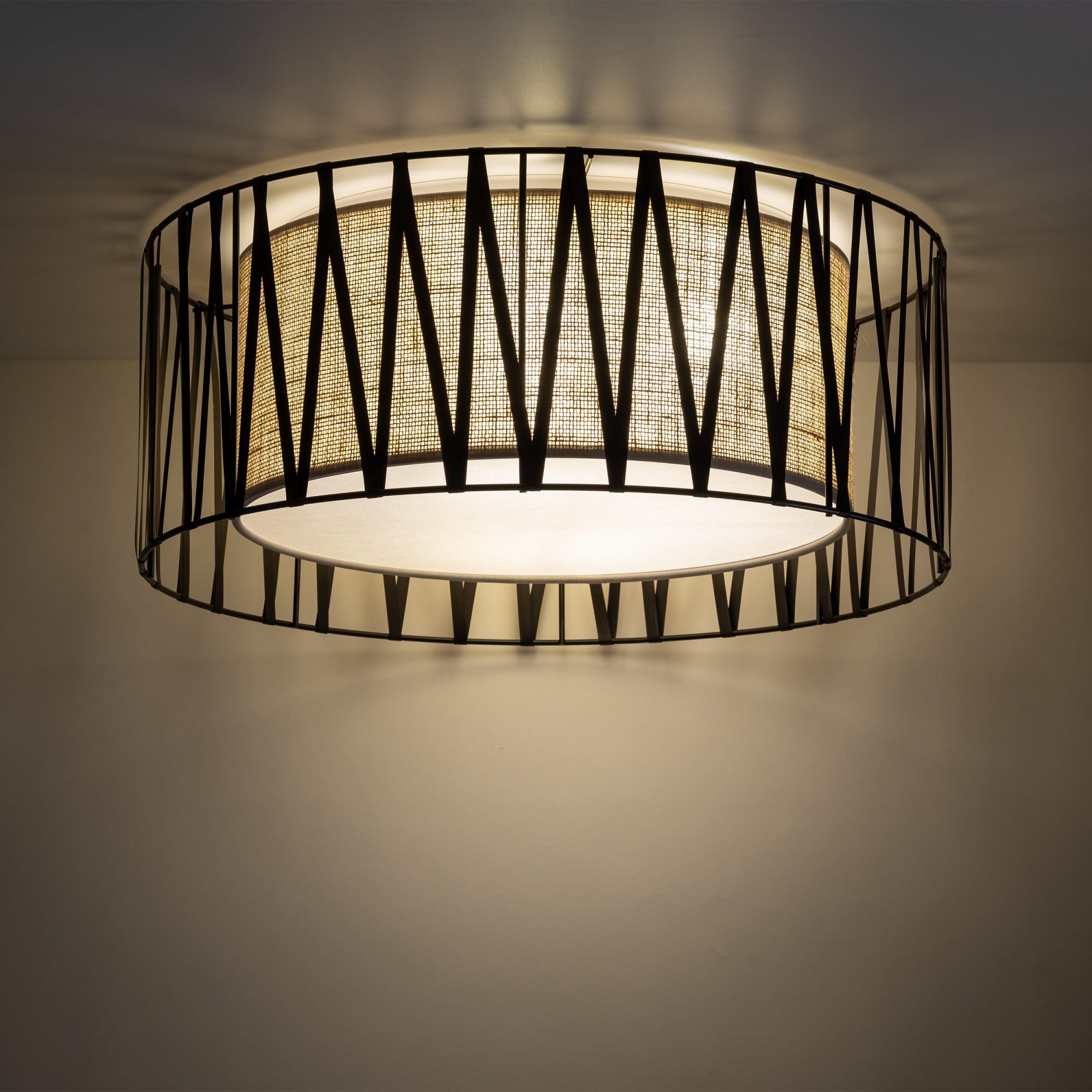 Lampa sufitowa Harmony Naturalna w aranżacji