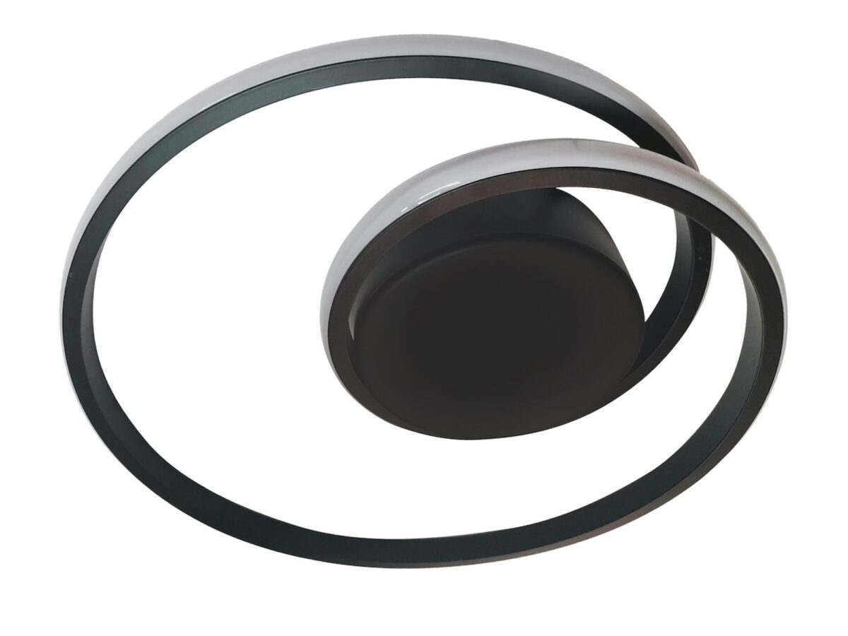 Lampa sufitowa LED 30 W Ilosora 40 cm czarna
