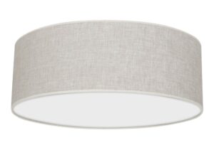 Miniaturka 4 - Lampa sufitowa Larevino 3-punktowa E27 50 cm biała z lnem