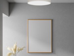 Miniaturka 3 - Lampa sufitowa Larevino 3-punktowa E27 50 cm biała z lnem – zdjęcie 4