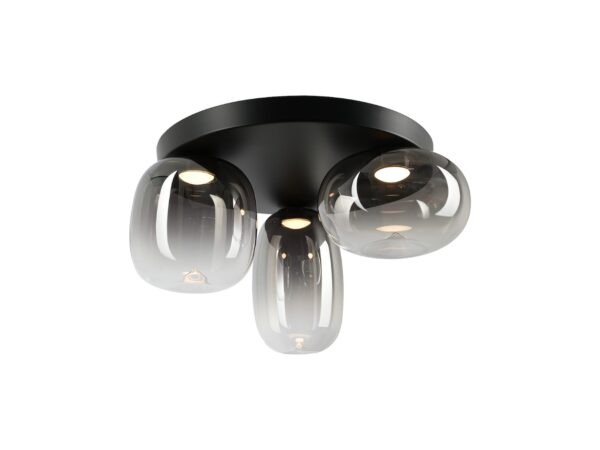 Lampa sufitowa LED Lavatona 12 W 3-punktowa 42 cm
